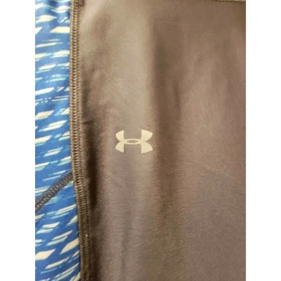 Under Armour Blue And Gray Cropped Leggings - Picture 2 of 4